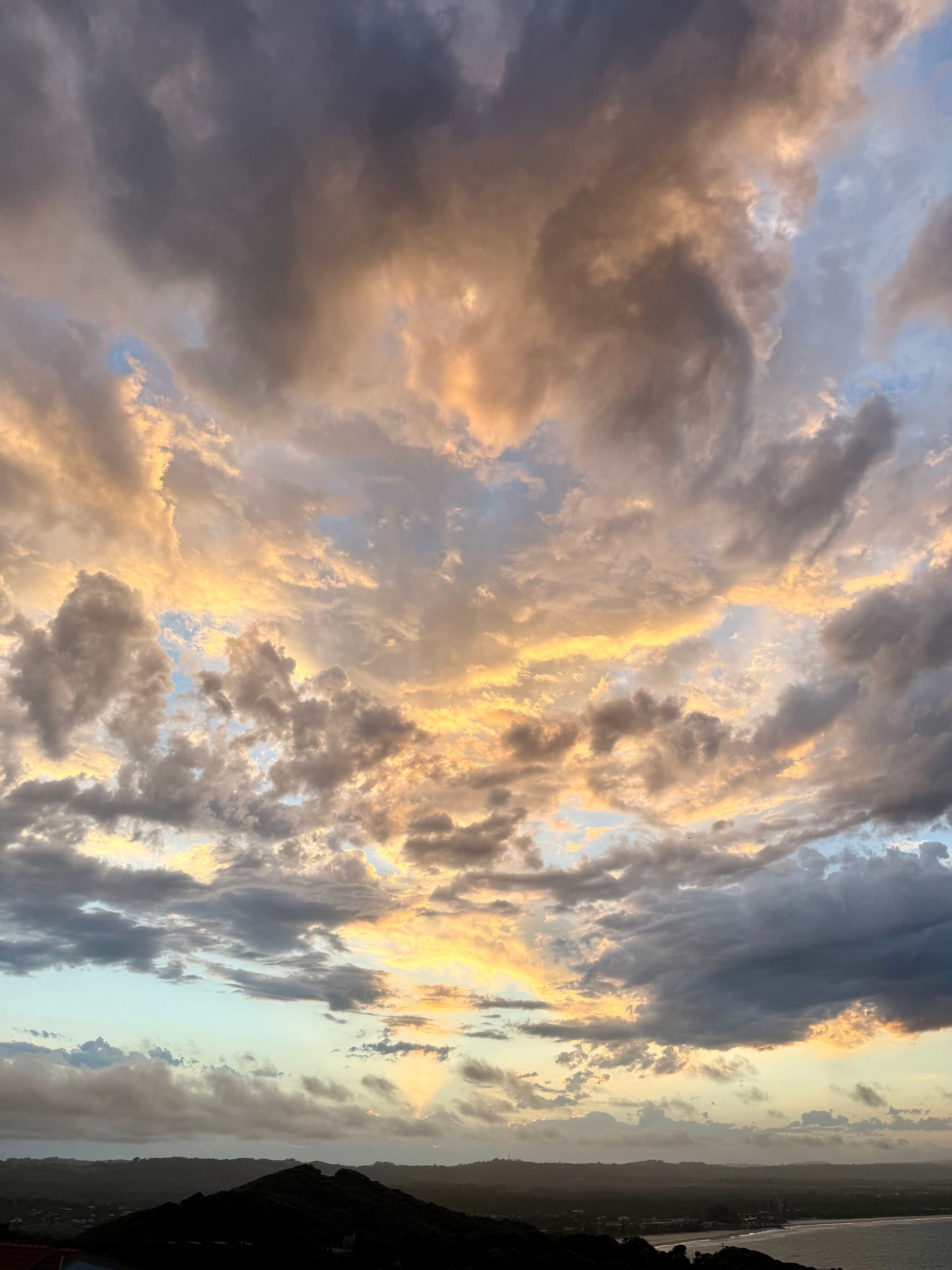 sunset from lighthouse